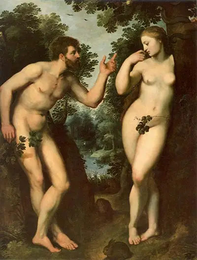 Adam and Eve (1598-1600) Peter Paul Rubens